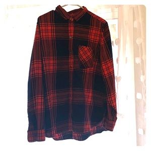 Plaid old Navy button down shirt